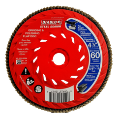 Diablo DCX045060B01F Speed Hub Flap Disc 60G Grinding & Polishing