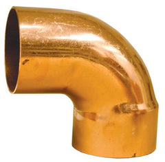 Jones Stephens C75379 1/2 FTG x 1/2 C Wrot Copper 90 Degree Short Radius Street Elbow