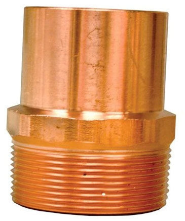 Jones Stephens C75353 1/2 FTG X 1/2 MIP Male Adapter Copper Sweat Fittings