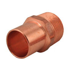 Jones Stephens C75353 1/2 FTG X 1/2 MIP Male Adapter Copper Sweat Fittings