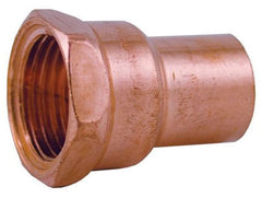 Jones Stephens C75116 1 Inch C x 1 Inch FIP Wrot Copper Female Adapter