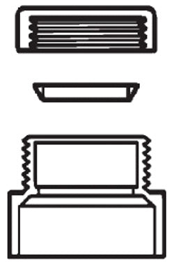 LASCO D104212 PVC-DWV Reducing Female Trap Adapter 1-1/2 Inch x 1-1/4 Inch