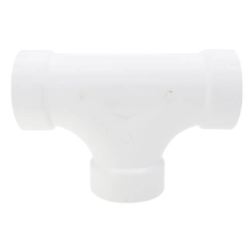 LASCO D448040 4 Inch PVC DWV Cleanout Tee Straight Two-Way - P448-040