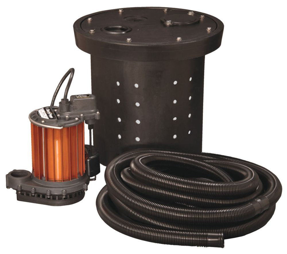 Liberty Pumps CSP-257 Crawl Space Sump Pump Kit 1/3 HP Cast Iron