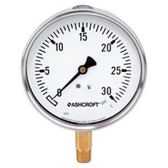 Ashcroft 631008AL02L100 Type 1008AL Grade B Stainless Steel-Case Gauge