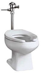 Mansfield Plumbing 1311NS-WHITE Elongated Front Toilet Vitreous China 10 Inch Rough-In Floor Mount