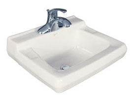 Mansfield Plumbing 1917C-WHITE Wall Mount Bathroom Sink White Vitreous China 19-1/2 inches x 16-3/4 inches