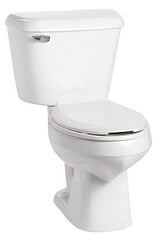 Mansfield Plumbing 135-WHITE Elongated Front Toilet Bowl 1.6 GPF 12 Inch Rough-In White Replacement 135-160