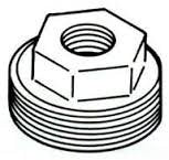 Matco-Norca ZMBBU0603 Malleability Iron Bushing 1-1/4 Inch x 1/2 Inch Black