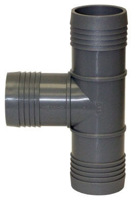 Merrill PTP200 2 Inch Polyethylene Insert Tee for Plastic Pipe Connections