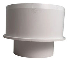 NDS 6P07S PVC Bushing 6 Inch x 4 Inch Hub x Spigot White Solvent Weld Reducing