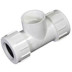 NDS CPT-0750-T PVC Compression Tee 3/4 Inch 150 PSI - White