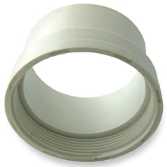 NDS 413P PVC Cleanout Adapter Solvent Weld 4 Inch White