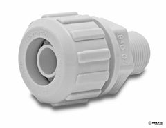 NDS 830-10 1 Inch MPT x Flo-Lock SIDR-7 200 PSI Lead-Free White PVC Male Adapter