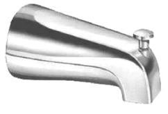 Pasco 1128 Tub Spout Diverter Chrome 5-5/8 Inch Length Replacement 1128