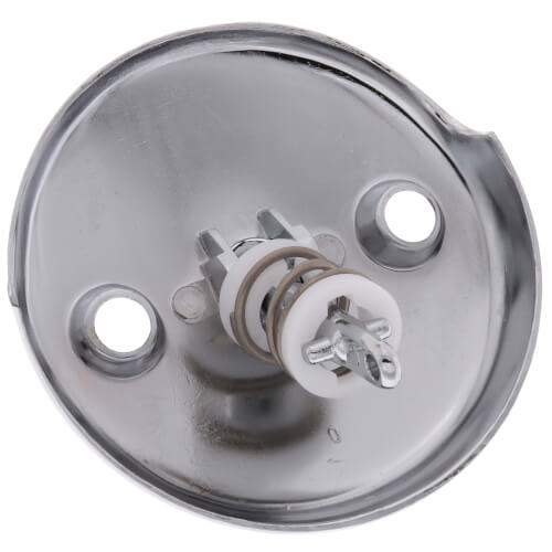 Pasco Specialty 1157 Chrome Overflow Plate w/ Trip Lever & Screws 3-1/4 Inch