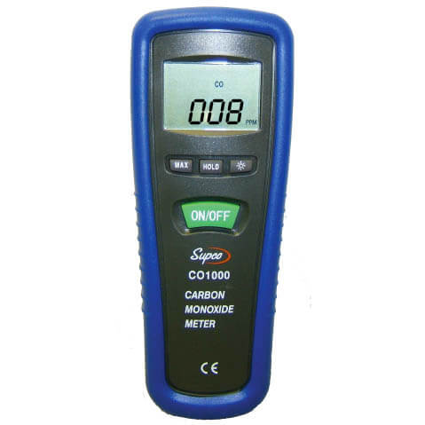 Supco CO1000 Carbon Monoxide Analyzer 0 to 1000 PPM