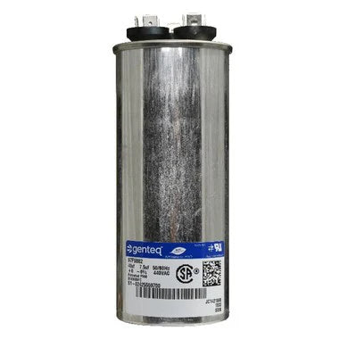 York S1-02425559700 Dual Run Capacitor 40/7.5 Microfarad 440 Volt Round