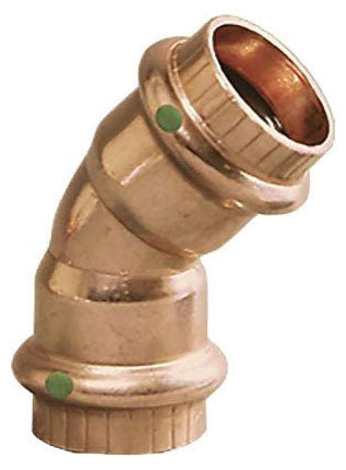 Viega 77627 ProPress Copper Elbow 45D 1-1/2 Inch 200 PSI