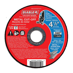 Diablo DBD045040101F Metal Cut-Off Disc 4-1/2 Inch Diameter