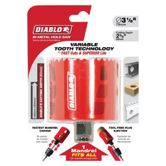 Diablo DHS3000 Hole Saw 3 Inch Bi-Metal Snap-Lock Plus Mandrel System