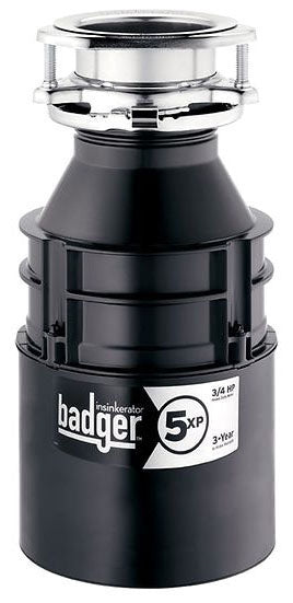 InSinkErator 75993A Badger 5XP 3/4 HP Continuous Feed Garbage Disposal with Cord