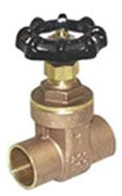 Legend Valve 104-406 Brass Gate Valve 1-1/4 Inch