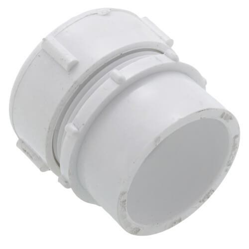 LASCO D113015 1-1/2 inch PVC DWV Male Trap Adapter Spigot x Slip Replacement P103P-015