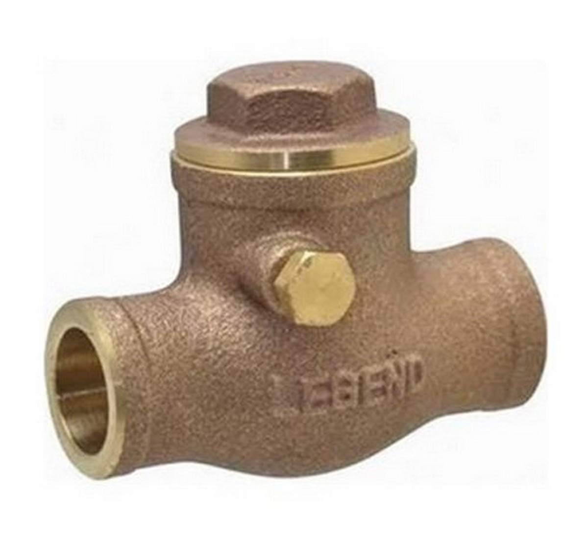 Legend Valve 105-203NL Brass Swing Check Valve, No Lead, 1/2 Inch, 200 PSI CWP, S-451NL