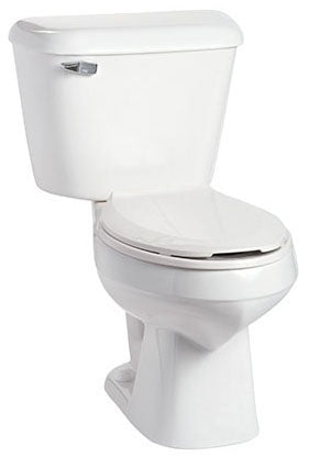 Mansfield Plumbing 135-BISCUIT Elongated Toilet Bowl 1.6 GPF 12 Inch Rough-In Biscuit Vitreous China