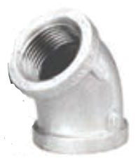 Matco-Norca ZMGL4504 3/4 Inch Galvanized Malleable Iron Elbow Fitting