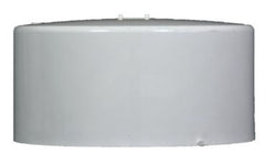 NDS 6P06 6 Inch White PVC Solvent Weld Sewer and Drain Round Head Cap