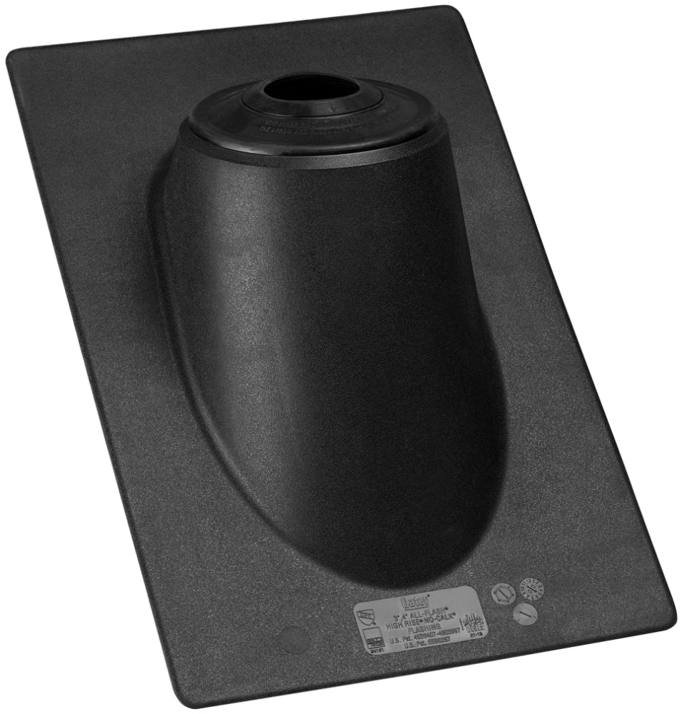 Oatey 11931 No-Calk Roof Flashing 3-4 Inch Black Replacement 11931