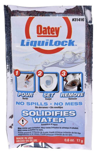 Oatey 31417D LiquiLock Gel 0.6 Ounce Pack for Toilet Replacement 51054