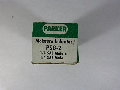 Parker PSG-2 Sight Glass Moisture Indicator 1/4 Inch Male Flare x Male Flare 650 PSI