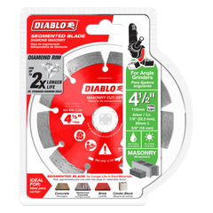 Diablo DMADS0450 Masonry Cutting Diamond Segmented Cut Off Disc 4-1/2 Inch