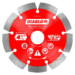 Diablo DMADS0450 Masonry Cutting Diamond Segmented Cut Off Disc 4-1/2 Inch