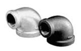 Matco-Norca MGLR0504 Reducing Elbow 90 Degree 1 Inch to 3/4 Inch Galvanized Malleable Iron