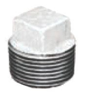 Matco-Norca ZMGPL02 Galvanized Malleable Iron Plug 3/8 inch