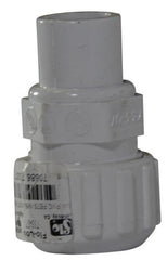 NDS 733-07 Flo-Lock 700 Series 3/4 Inch IPS Spigot x CTS Straight SDR 9 White PVC Adapter