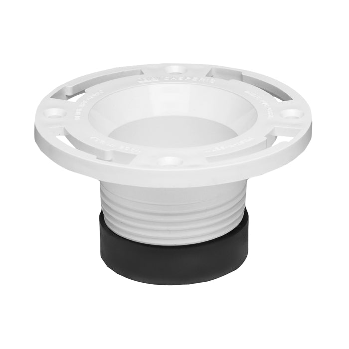 Oatey 43651 Twist-N-Set PVC Closet Flange 4 Inch Replacement