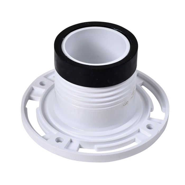 Oatey 43651 Twist-N-Set PVC Closet Flange 4 Inch Replacement