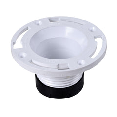 Oatey 43651 Twist-N-Set PVC Closet Flange 4 Inch Replacement