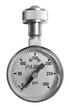 Pasco 1423 Water Test Gauge Swivel Lazy Hand 0-160 PSI Replacement