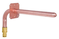 Sioux Chief 630WG248E PowerPEX Copper Stub Out Elbow with Square O Strap 1/2 in ASTM F1960