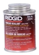 Ridgid 84332 1/2 Pint Brush-In-Can Thread Sealant for Metal and Plastic Pipes