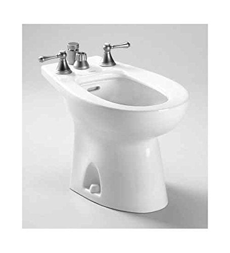 TOTO BT500B#12 Piedmont Vertical Spray Bidet Vitreous China 8-1/4 Inch Rough-In Sedona Beige