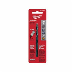 Milwaukee 49-56-8010 Pilot Drill 1/4 Inch Shank 1/4 Inch Cutting Depth 3-1/2 Inch Length Pack of 1