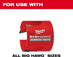 Milwaukee 49-56-9305 Big Hawg Carbide Teeth Arbor 7/16 Inch