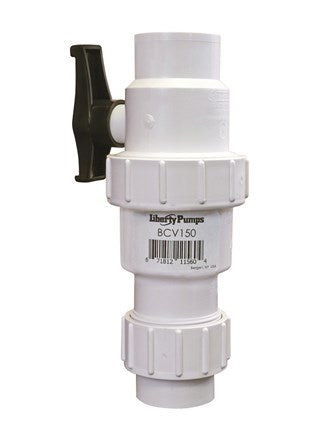 Liberty Pumps BCV150 1-1/2 in. Plastic Socket Weld Combination Valve